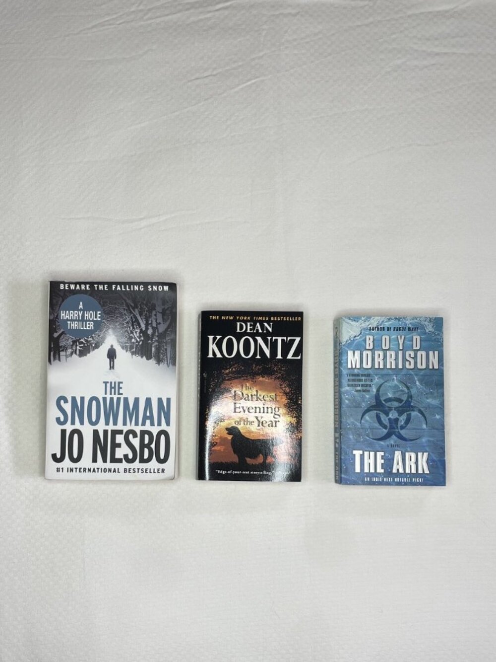 Thriller Book Lot | Jo Nesbo, Dean Koontz, Boyd Morrison
